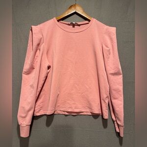 Walter Baker Blush Pink Long Sleeve Sweatshirt